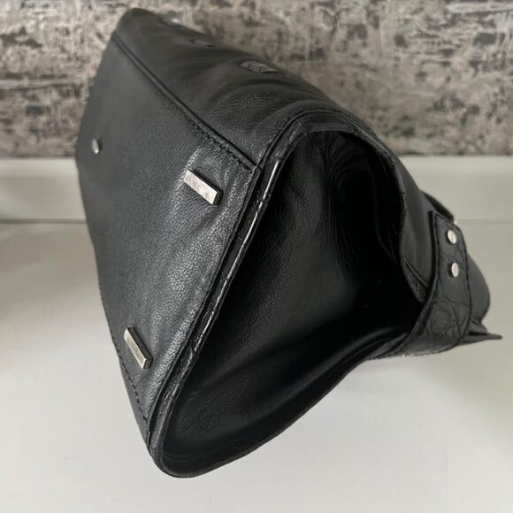 VBH "VAGABOND" LEATHER CROCODILE COMBO HANDBAG SATCHEL CARRY ON - Picture 13 of 15